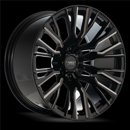 [F4820106139.7-12GB/M] F48 20X10 6X139.7 -12MM 106.1 GLOSS BLACK MILLED