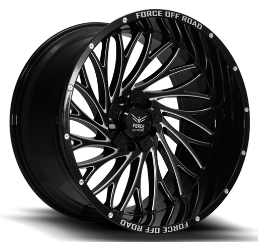 [F5022105127/139.7-12B/M] F50 22X10 5X127/139.7 -12MM GLOSS BLACK MILLED