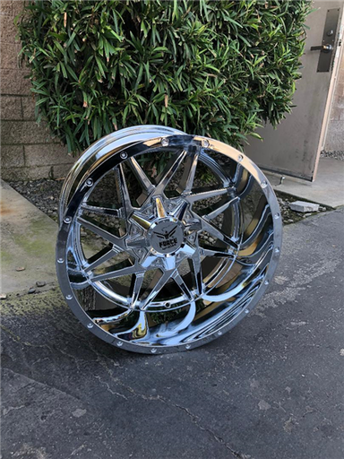 [F0121212H135/139-44CH] FORCE 20X12 F01 6X135/139.7 CHROME -44MM C.B-106.1