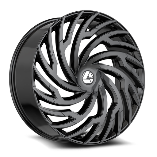[AZA-5361883635GB] AZARA AZA-536 GLOSS BLACK 18X8.0 5X112/5X114.3 +35 +74.1 8 *NC*