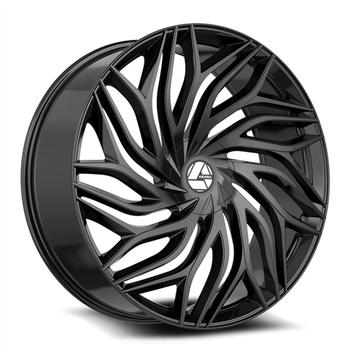 [AZA-5371882335GB] AZARA AZA-537 GLOSS BLACK 18X8.0 5X100/5X114.3 +35 +74.10 *NC*