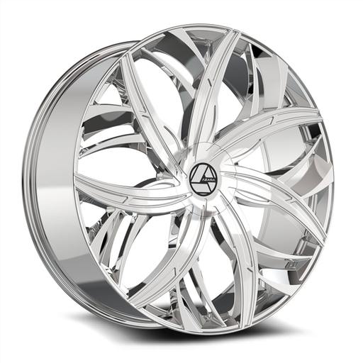 [AZA-54120853635NC] AZARA AZA-541 NANO CHROME 20X8.50 5X112/5X114.3 +35 +74.10 *NC*