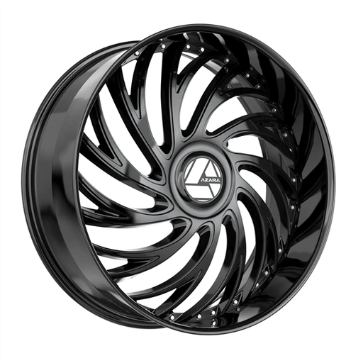 [AZX-1011883635GB] AZARA AZX-101 GLOSS BLACK 18X8.0 5X112/5X114.3 +35 +74.1 *NC*