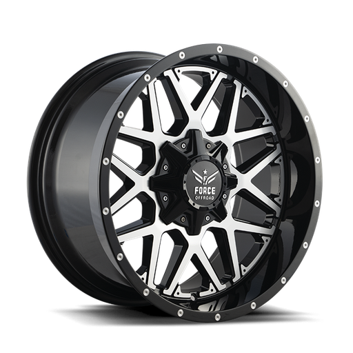 [F14201010H127/139-12BMF] FORCE F14 20X10 5X127/139.7 OFFSET-12 C.B 78.1 BMF /MILLED DOT