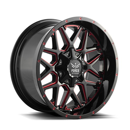 [F14201010H127/139.7REDMILLED] FORCE F14 20X10 5X127/139.7 OFFSET-12 C.B78.1 RED MILLED