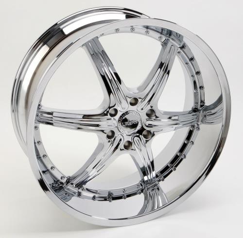 [B1052852+30] BASSANI-B105 CHROME 28X10 6X5.5 +30