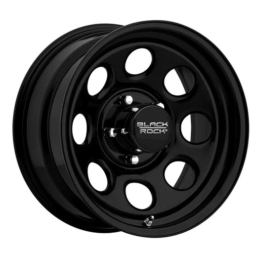 [997B-796045] BLACK ROCK 997B SOFT 8 MATTE BLACK 17X9.0 6X5.5 -12 +108.7