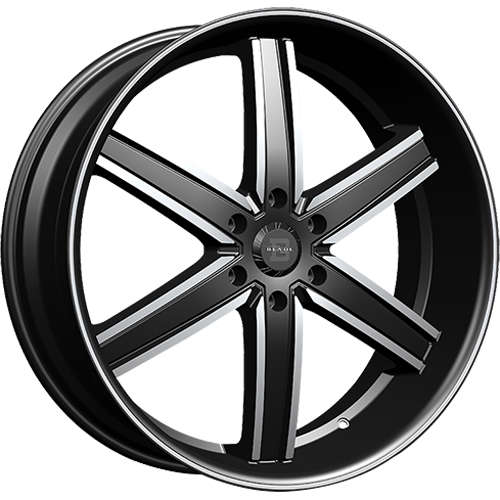 [BL402BM2652+19] BLADE-BL402 "6S PIZZARO" BLACK/MACHINE 26X9.5 6X5.5 +19 +78.1