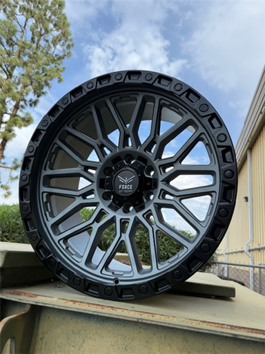 [F5420106135/139.7-12GMB] FORCE F54 20X10 6X135/139.7 -12MM 106.1 GUNMETAL BLACK