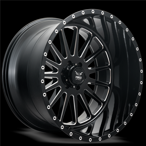 [F36201051397-12BLACK] FORCE OFFROAD F36 20X10 5X139.7 OFFSET-12 C.B-78.1 BLACK MILLED