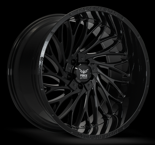 [F5022105139.7/150-12GLOSSBLACK] FORCE OFFROAD F50 22X10 5X139.7/150 110.1 -12MM GLOSS BLACK