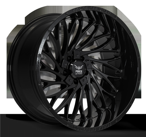 [F5022126135/139.7-44GLOSSBLACK] FORCE OFFROAD F50 22X12 6X135/139.7-44MM 106.1 GLOSS BALCK
