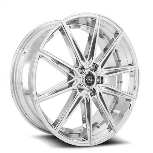 [BRT4592429+35] BLADE-BRT459 "BARRETT" CHROME/MACHINE UNDERCUT 24X9.0 5X4.5 +35 +74.1
