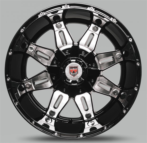 [BZNUNI1864BM2251-44] BZNUNI OFFROAD-1864 BLACK/MACHINE FACE 22X12 6X135/6X5.5 -44 +108.2