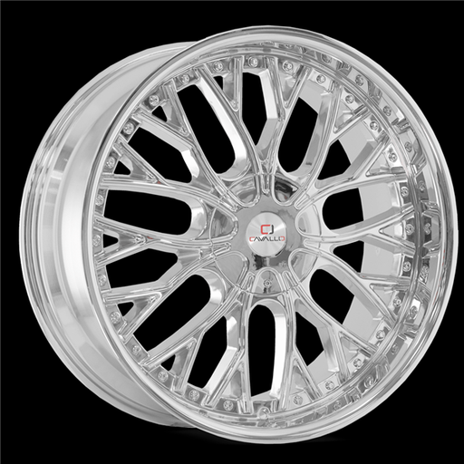 [CLV-33249061351397+23NC] CAVALLO CLV-33 NANO CHROME 24X9.0 6X135 6X139.7 +23 +87.10 *NC*