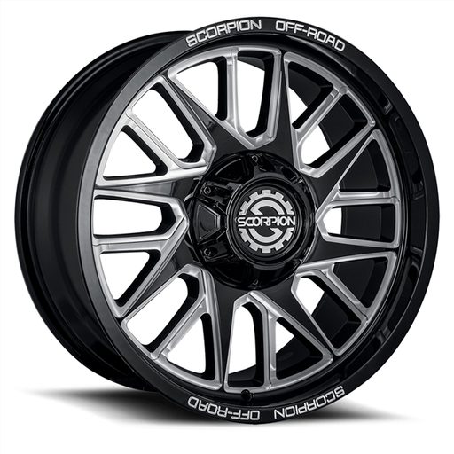 [HM-2210870-19ML] HAMMER 22X10 8X170 -19 CB125.2 BLACK MILLED