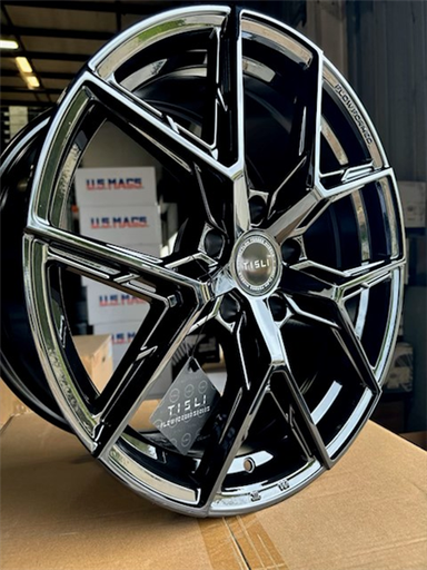 [2314519855120] HYPERION 19X8.5 5X120 +35MM 73.1 GLOSS BLACK *** FLOW FORM**