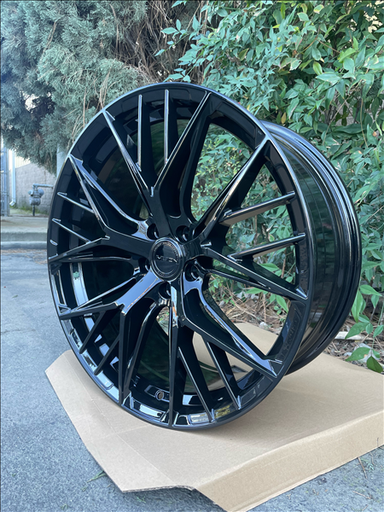 [175512V] IVISON Vista 17X7.5 5X112 +38MM C.B-66.56 GLOSS BLACK light weight