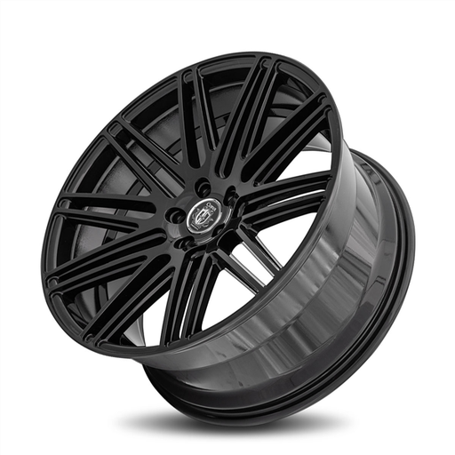 [C50-221051152571BLK] CURVA CONCEPTS-C50 GLOSS BLACK 22X10.5 5X115 +25 +71.5 **STAGGERED**