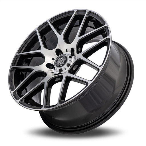 [C7-18901143573BMF] CURVA CONCEPTS-C7 BLACK/MACHINE FACE 18X9.0 5X4.5 +35 +73.1 *STAGGERED*