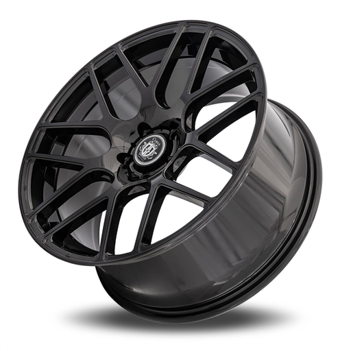 [C7-20851143873BLK] CURVA CONCEPTS-C7 GLOSS BLACK 20X8.5 5X4.5 +38 +73.1 *STAGGERED*