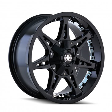 [8060-2276B] MAYHEM MISSILE BLACK 20X12 8-165.1/8-170 -44MM 130.8MM