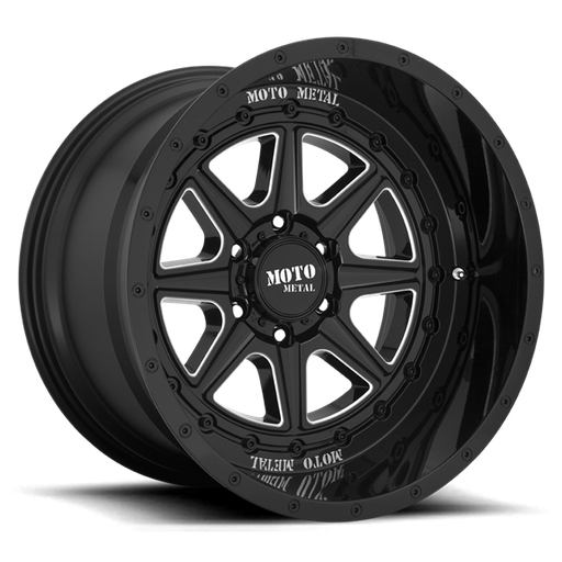 [MO80121280344N] MO801 20X12 8X6.5 -44 CB125.1 GLOSS BLACK MILLED