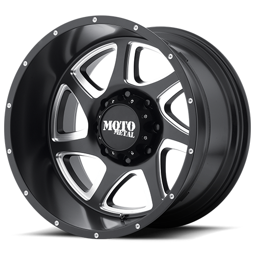 [MO97621280944N] MO976 20X12 8X165.1 SATIN BLACK MILLED -44 C.B-125.5 MOTO METAL