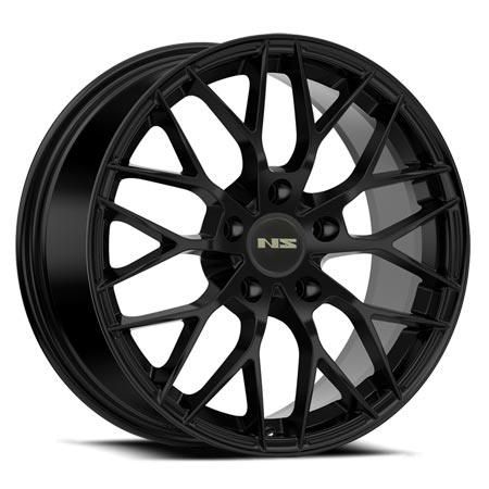 [NS1506177523+38BLK] NS1506 17x7.5 5x114.3 +38 CB73.1 BLACK (574)
