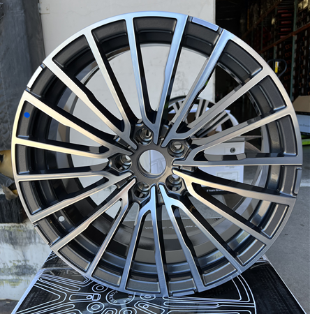 [CF174GMMF2032+30] CYBER FORGED-CF174 GUNMETAL/MACHINE FACE 20X8.5 5X4.75/5X120 +30 +72.56 *NO CENTER CAP*