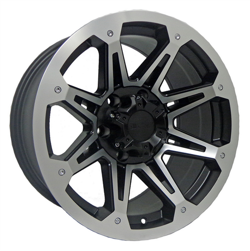 [DW901BM2255+0] DCENTI-DW901 22X10+0 8X170 C.B 125 FLAT BLACK/MACHINE