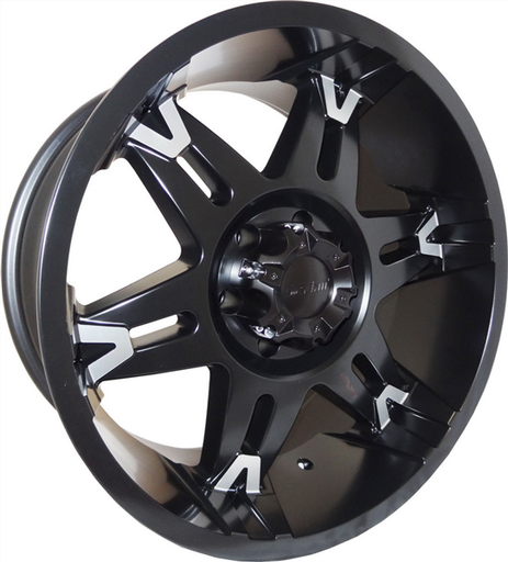 [DW902B2255+0] DCENTI-DW902 22X10+0 8X170 C.B 125 BLACK/MACHINE