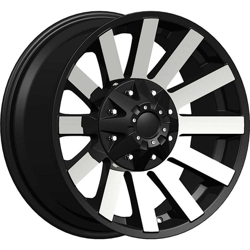 [DW980BM2054+12] DCENTI-DW980 20X9.0+12 8X165.1 C.B 125 BLACK/MACHINE