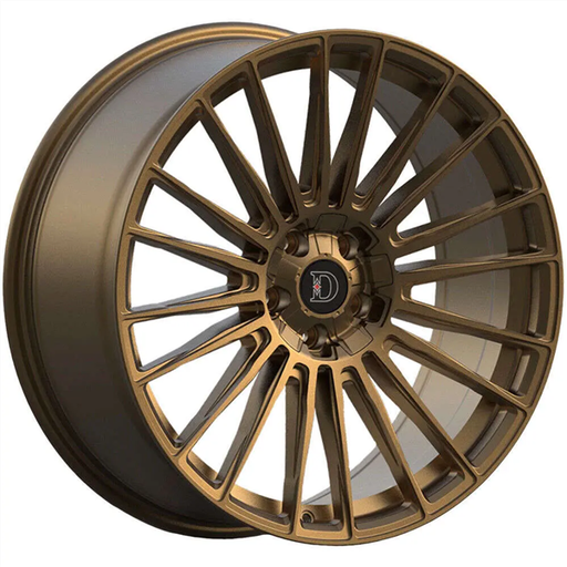 [D12775065+38BR] DEFY-WHEELS D12 SATIN BRONZE 17X7.5 5X100/5X4.5 +38 +73.1