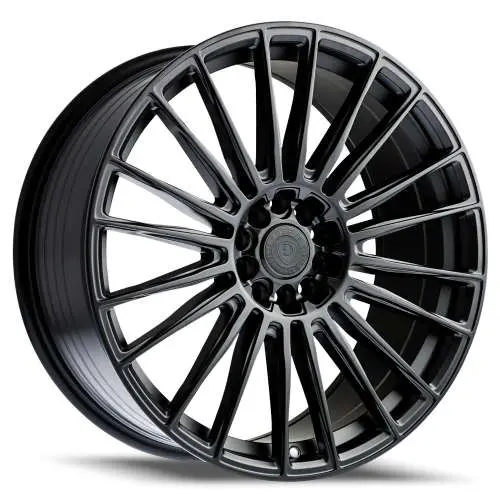 [D14285065+38GB] DEFY-WHEELS D14 GLOSS BLACK 20X8.5 5X100/5X114.3 +38 +74.1