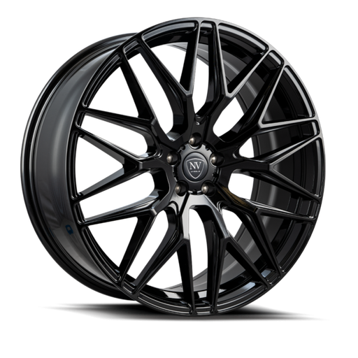 [NV120855112+35BLACK] NV1 20X8.5 5X112 +35 CB73.1 BLACK