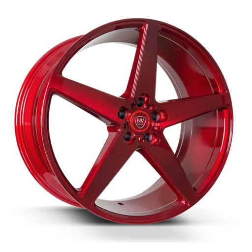 [NVV20855112+35RED] NVV 20X8.5 5X112 +35 CB73.1 BRUSHED RED