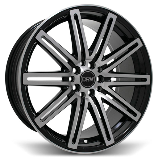 [D13-177010H4073BMF] DRW-D13 BLACK/MACHINE FACE 17X7.0 5X100/5X4.5 +40 +73.1