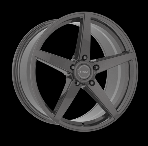 [2213220105X120] PROWL 20X10.5 5X120 +40MM 73.1 GLOSS BLACK ** FLOW FORM **