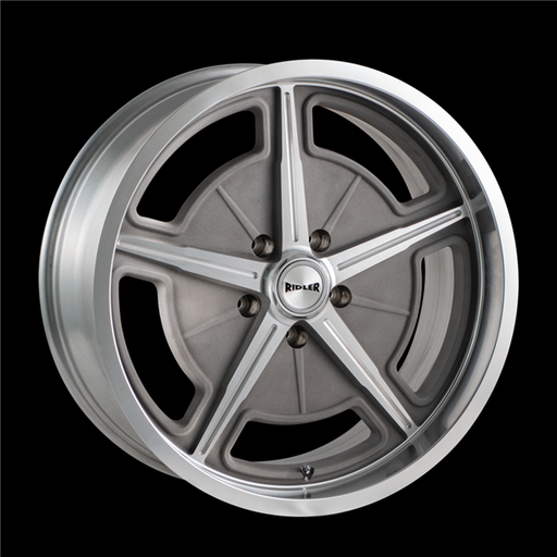 [605-8861GMDEEP] RIDLER 605 18X8 5X4.75 +0MM 83.82CB CAST W/MACHINED SPOKES & DEEP LIP
