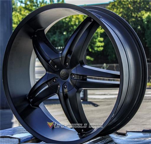 [DZ101B2219+35] DZ-101 BLACK 22X8.5 5X4.25/5X4.5 +35