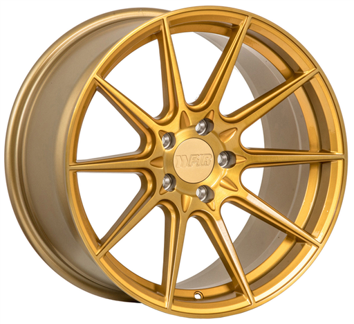 [F101G1826+42-2] F1R-F101 BRUSHED GOLD 18X9.5 5X112 +42 *STAGGERED*