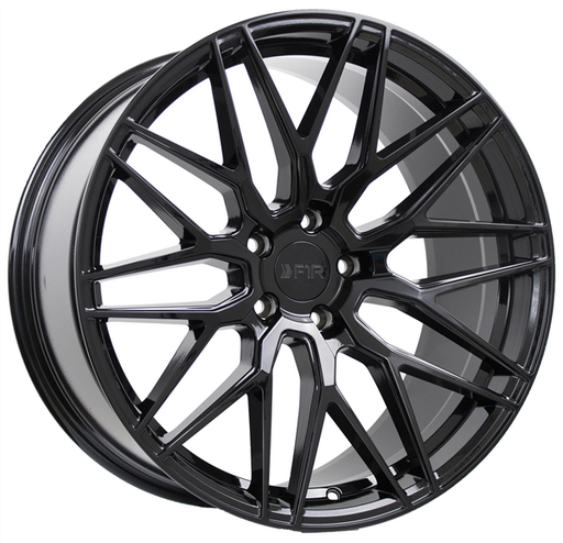 [F103B1829+38] F1R-F103 GLOSS BLACK 18X8.5 5X4.5 +38 *STAGGERED*