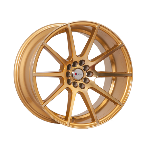 [F17MG1815+38] F1R-F17 MACHINE/GOLD 18X8.5 5X100/5X4.5+38 *STAGGERED*