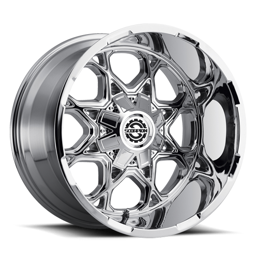 [SC10-24128165-44C] SC10 24X12 8X165 -44 CB125.2 CHROME