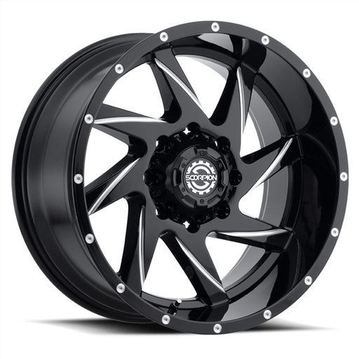 [SC23-2214639-76ML] SC23 22X14 6X139.7 -76 CB106.1 BLACK MILLED