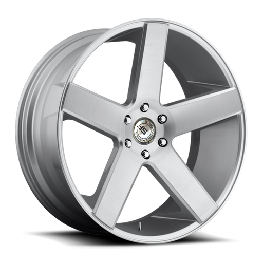 [16318-5/5198] STREET FORCE 5198( SILVER MACHINE FACE) 22X9.5 5X115 +15 73.1 SMF