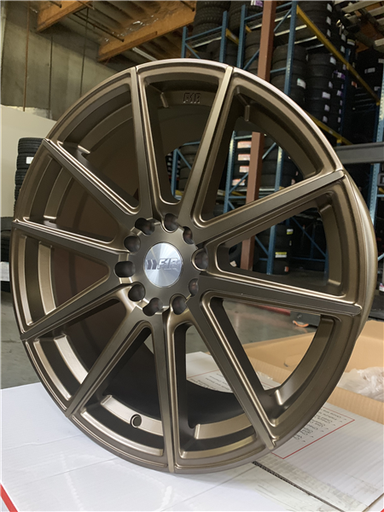 [F27BZ1830+35-2] F1R-F27 BRONZE 18X8.5 5X4.5/5X4.75 +35 *STAGGERED* *NEW*