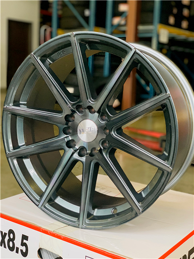[F27GM1830+38-2] F1R-F27 GUN METAL 18X9.5 5X4.5/5X4.75 +38 *STAGGERED* *NEW*