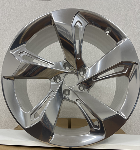 [FBL4SP2263+30] FBL-4-L SUPER POLISHED 22X10.0 5X130 +30 +71.56 *FORGED 1 PC.* *LEFT* **NO CENTER CAPS**